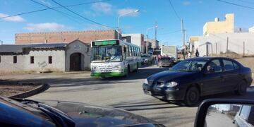 Chocaron un colectivo del transporte público