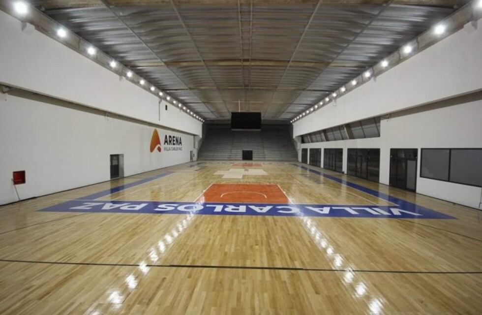 Así está hoy el nuevo estadio Arena Villa Carlos Paz