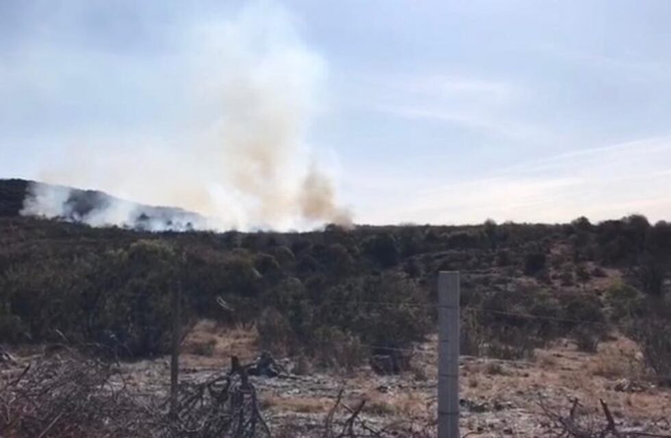 Reinició el fuego en la zona de Tanti y Santa María de Punilla