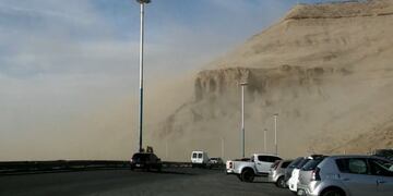 El Servicio Meteorológico informó sobre el alerta por fuertes vientos\u002E