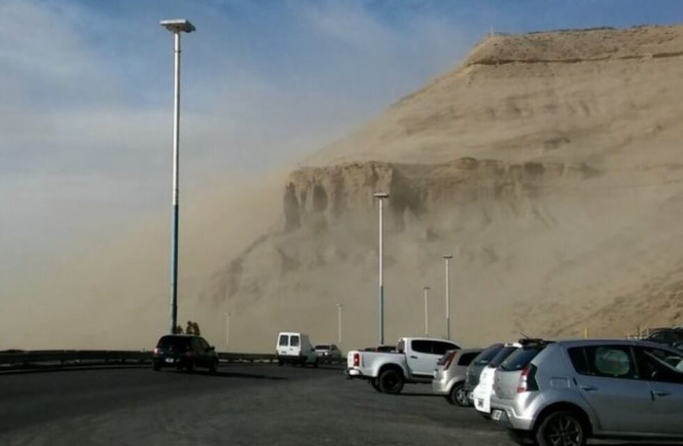 Hoy pronostican viento en Comodoro Rivadavia