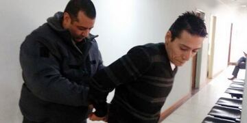 Carlos Soñé durante una de sus audiencias para determinar su salida\u002E