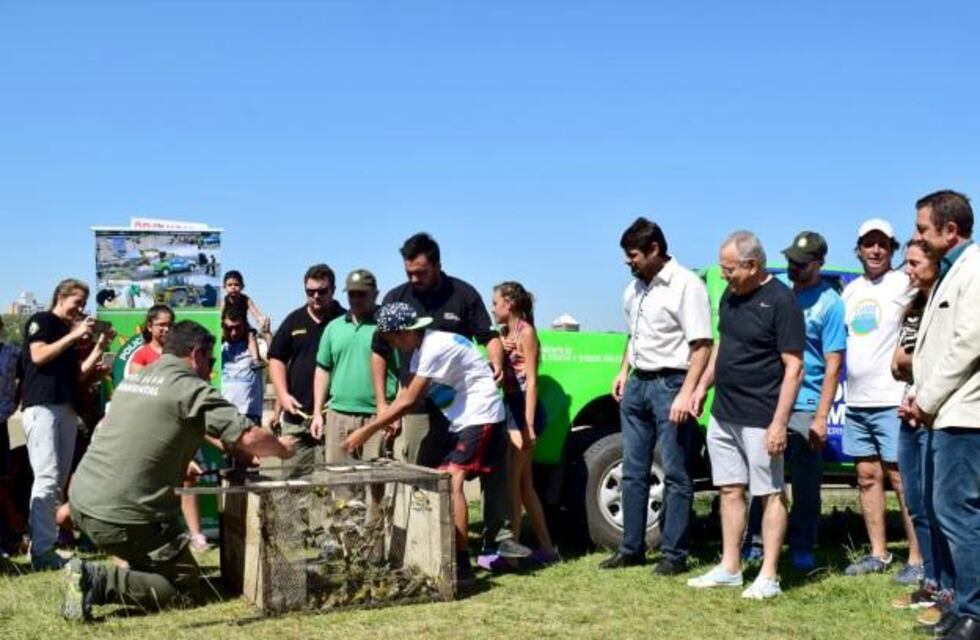 La Policía Ambiental liberó aves en Río Cuarto
