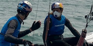 Los regatistas ya tienen asegurada su presencia en Tokio 2020\u002E (@cecicarranzasaroli)