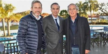 Frigerio - Pichetto - Leissa\nCrédito: Clarín
