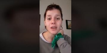 Sobreviviente de un intento de femicidio grabó un video desgarrador por el #3J (Foto: Captura de video)