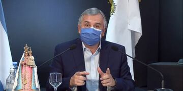 El gobernador Morales