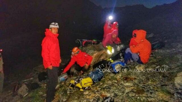 Rescate en Ushuaia. CAU.