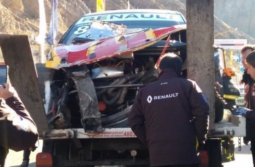 Terrible accidente en el entrenamiento del Súper TC 2000 en San Juan