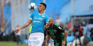 La clase de Matías Suárez\u002E Otra vez jugará más cerca del área, como delantero principal\u002E