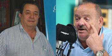 Carlos Quiroga (presidente de Gutiérrez SC) y Carlos Suraci (presidente de la Liga Mendocina de Fútbol)\u002E