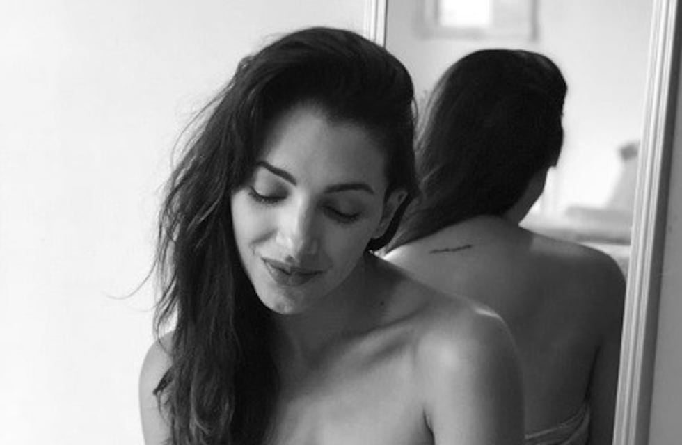 Thelma Fardin se mostró "viajando en el tiempo"