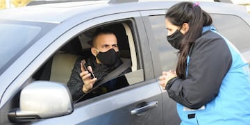 Nuevos controles en los accesos a la Ciudad de Buenos Aires (Foto: Clarín)