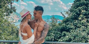 Lautaro Martínez y Agustina Gandolfo (Instagram)