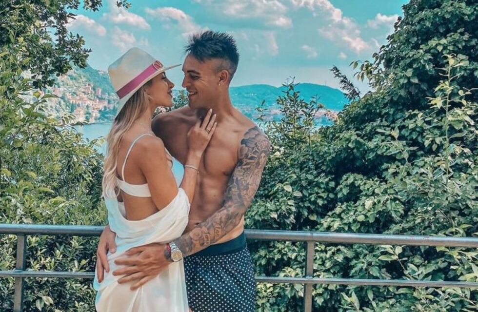 Agustina Gandolfo descansa junto a Lautaro Martínez en un lujoso yate