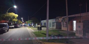 La zona del siniestro en Villa Nueva, Córdoba. (Policía)