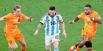La jugada que Lionel Messi repitió idéntica con 20 años de diferencia.