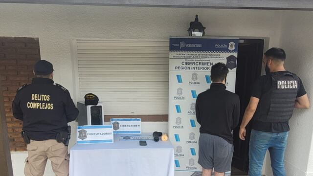 Allanamiento en Punta Alta por tráfico de imágenes de abusos sexuales de menores
