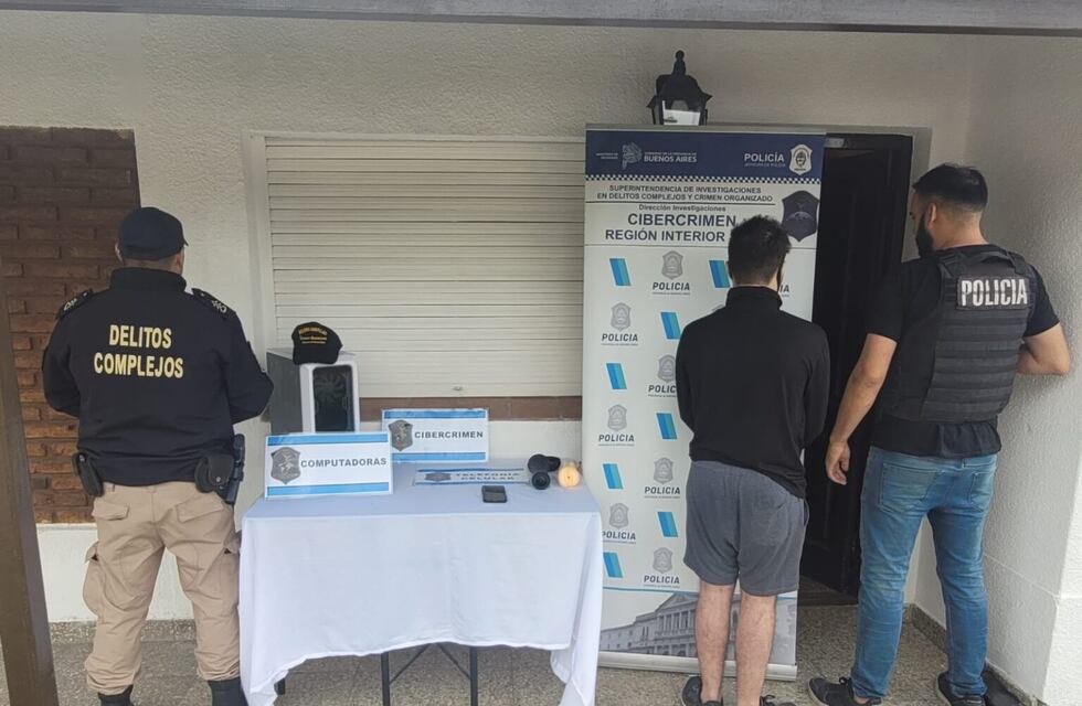 Allanamiento en Punta Alta por tráfico de imágenes de abusos sexuales de menores