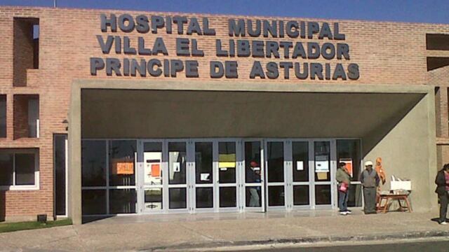 Hospital Municipal Villa El Libertador Principe de Asturias. Allí quedó internada una de las víctimas. (La Voz / Archivo)