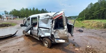 Candelaria: falleció un automovilista tras salir despedido del rodado en el que circulaba.