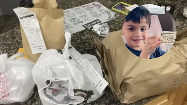 Su hijo de 6 años pidió más de 1000 dólares en comida por una app