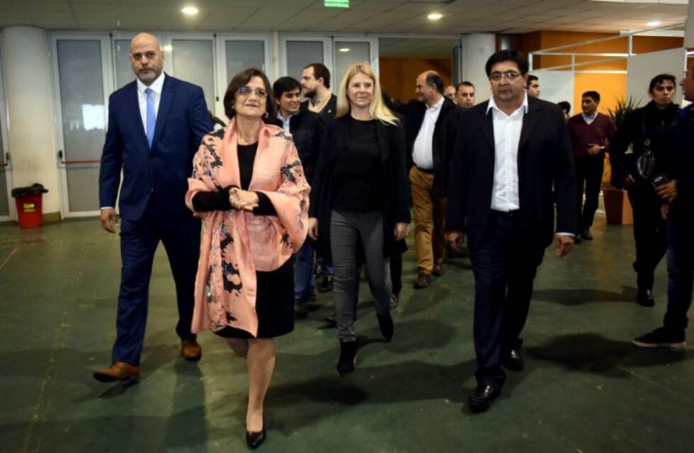 Corpacci estuvo presente en el inicio de la Expo Productiva 2018