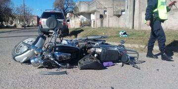 Choque en Villa Santa Rosa