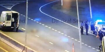 El accidente ocurrió este domingo a las 5\u002E30 en la autopista del acceso sur\u002E