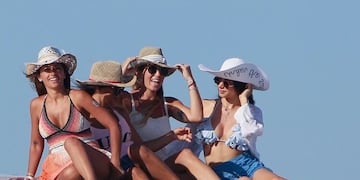 El grupo compartió unas breves vacaciones durante el verano boreal\u002E(Grosby)