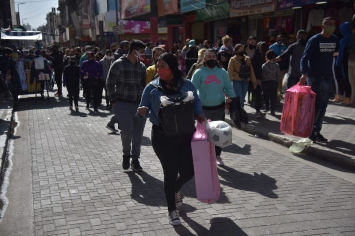 centro de córdoba en la previa del día del niño