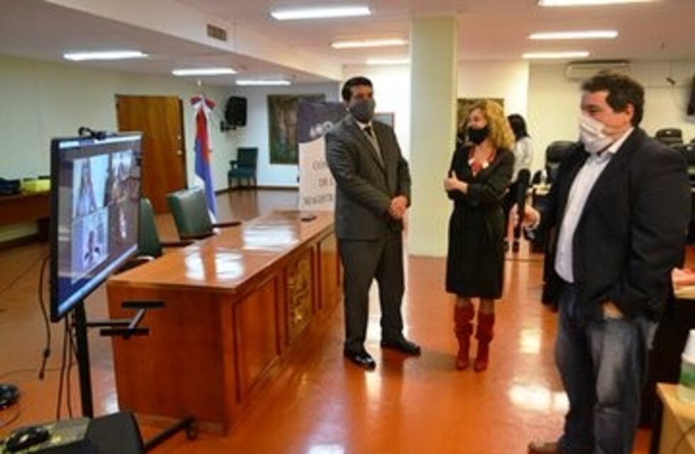 Examen por videoconferencia a postulantes a cubrir un puesto en un tribunal de menores