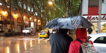 Lluvia en Mendoza