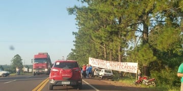 Los cortes se extendieron hasta las 18 sobre la ruta nacional 12\u002E