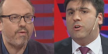 Diego Valenzuela se enfrentó con Diego Bossio