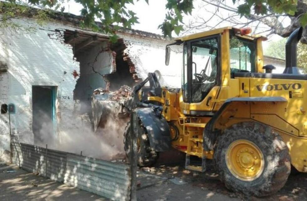 Demolieron las viviendas de La Papelera, el barrio más afectado por las inundaciones