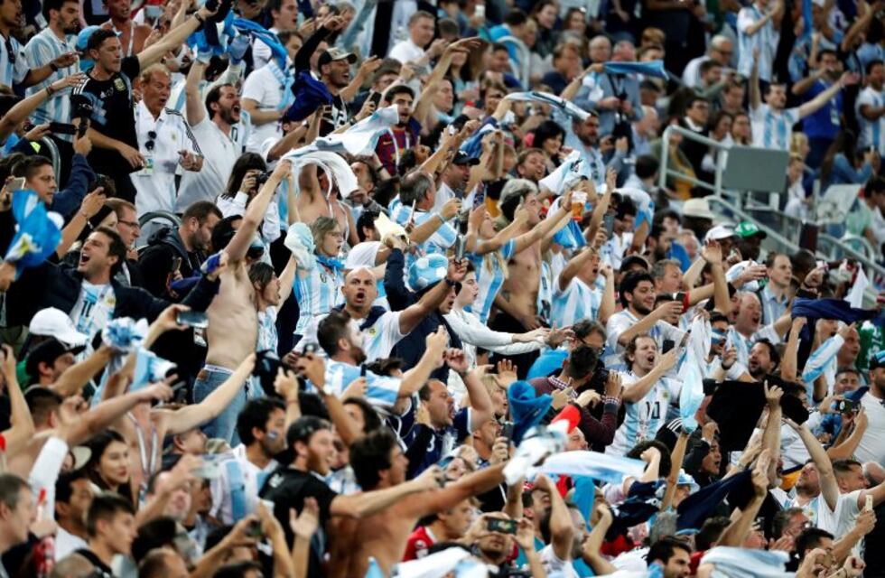 Así se vivió el gol de Marcos Rojo en el estadio de San Petersburgo