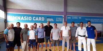 Encuentro de veteranos de judo en el Kempes\u002E