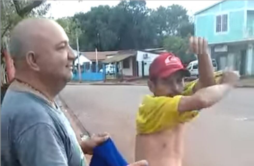 Iguazú: vergonzosa burla de militante político a una persona desamparada