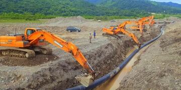 Acueducto en el río Grande, Jujuy