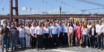 El dirigente del PRO hizo una apuesta fuerte el distrito del dirigente radical\u002E (@fangelini)