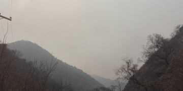 La Calera: imagen del río Suquía crecido por la apertura de las compuertas del Dique San Roque\u002E