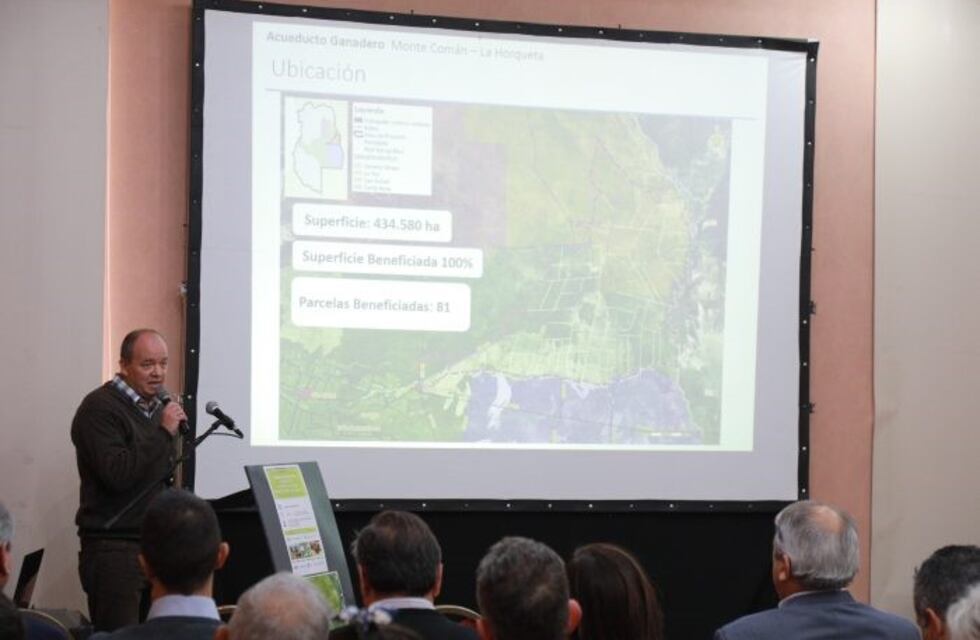 Avanzan con el acueducto Monte Comán - La Horqueta