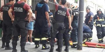 Un niño de cinco años cayó de una terraza en Balvanera (Web)