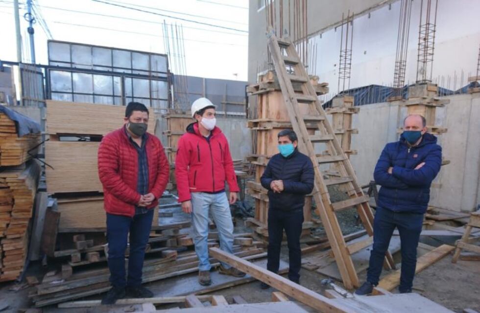 Concejales recorrieron los avances de la obra del Concejo Deliberante de Ushuaia