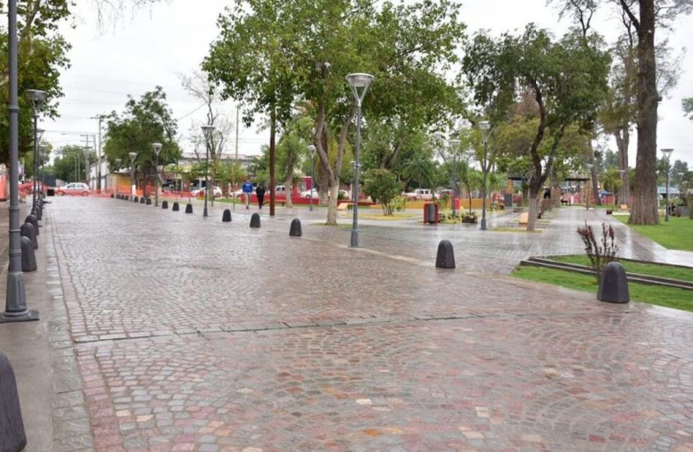La Plaza de Chimbas estrenó peatonal y remodelaciones