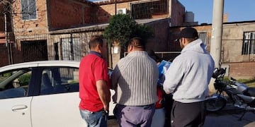 Santillán el día de su detención\u002E