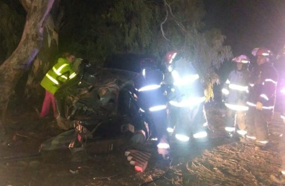 Punta Alta: impactó fuertemente contra un árbol en la ruta 3