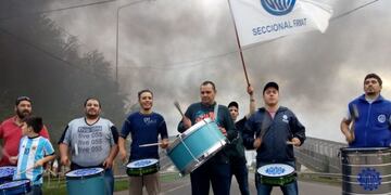 Los trabajadores vienen denunciando el vaciamiento de la fábrica en el marco del conflicto laboral\u002E (Guillermo Bravo)