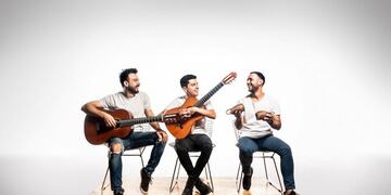 El trío Dos más Uno se vuelve a presentar en Rada Tilly